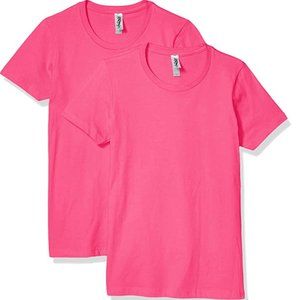 NWT Marky G Womens Unisex-Adult Pink 2PK T-Shirt